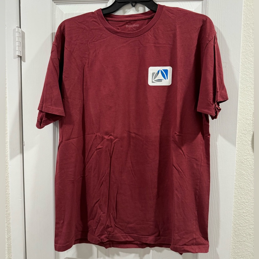 Active Ride Shop maroon red t-shirt XL